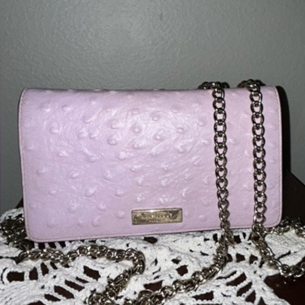 Elegant Pink Chain Shoulder Bag
